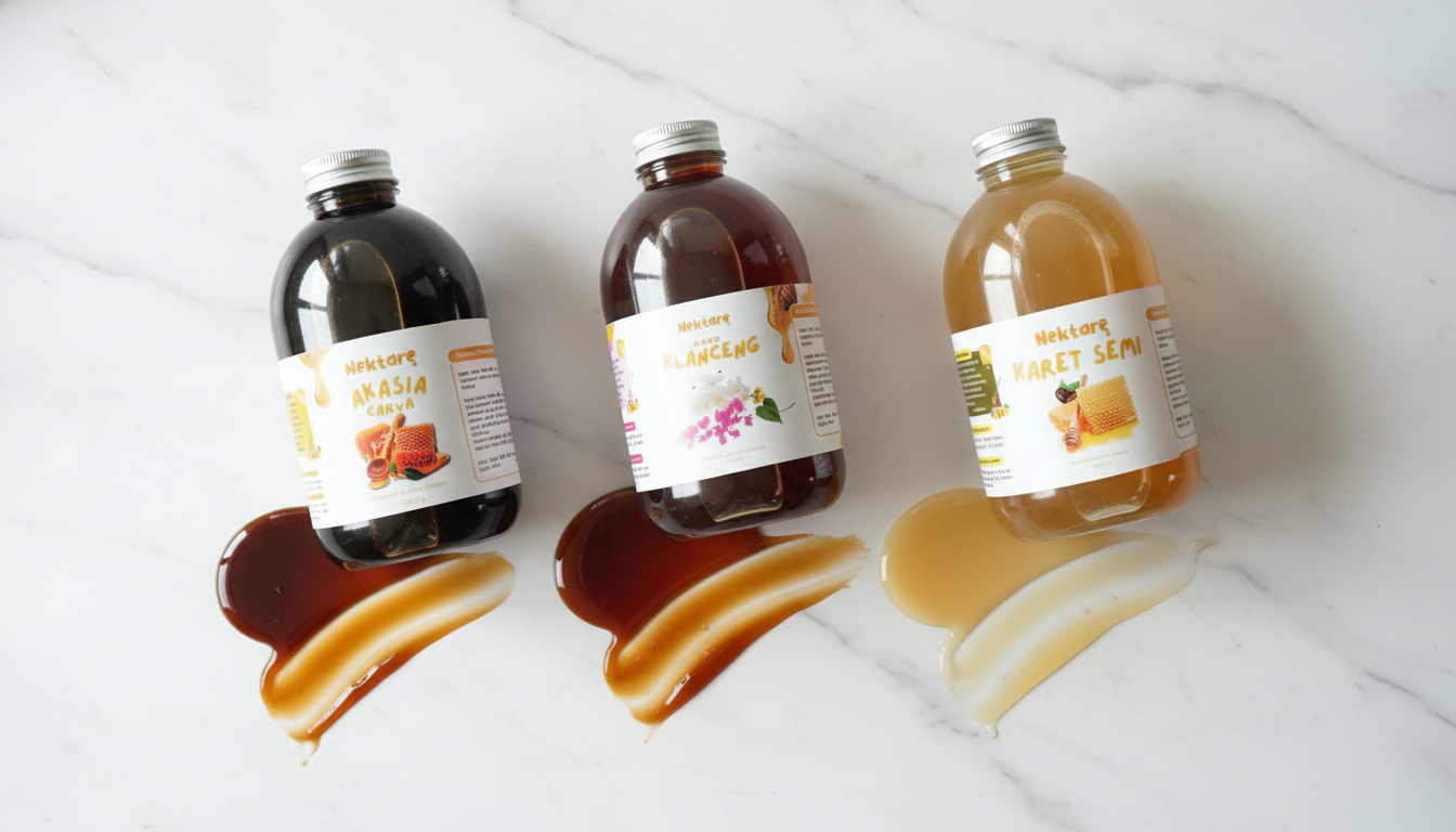 berbagai macam warna madu