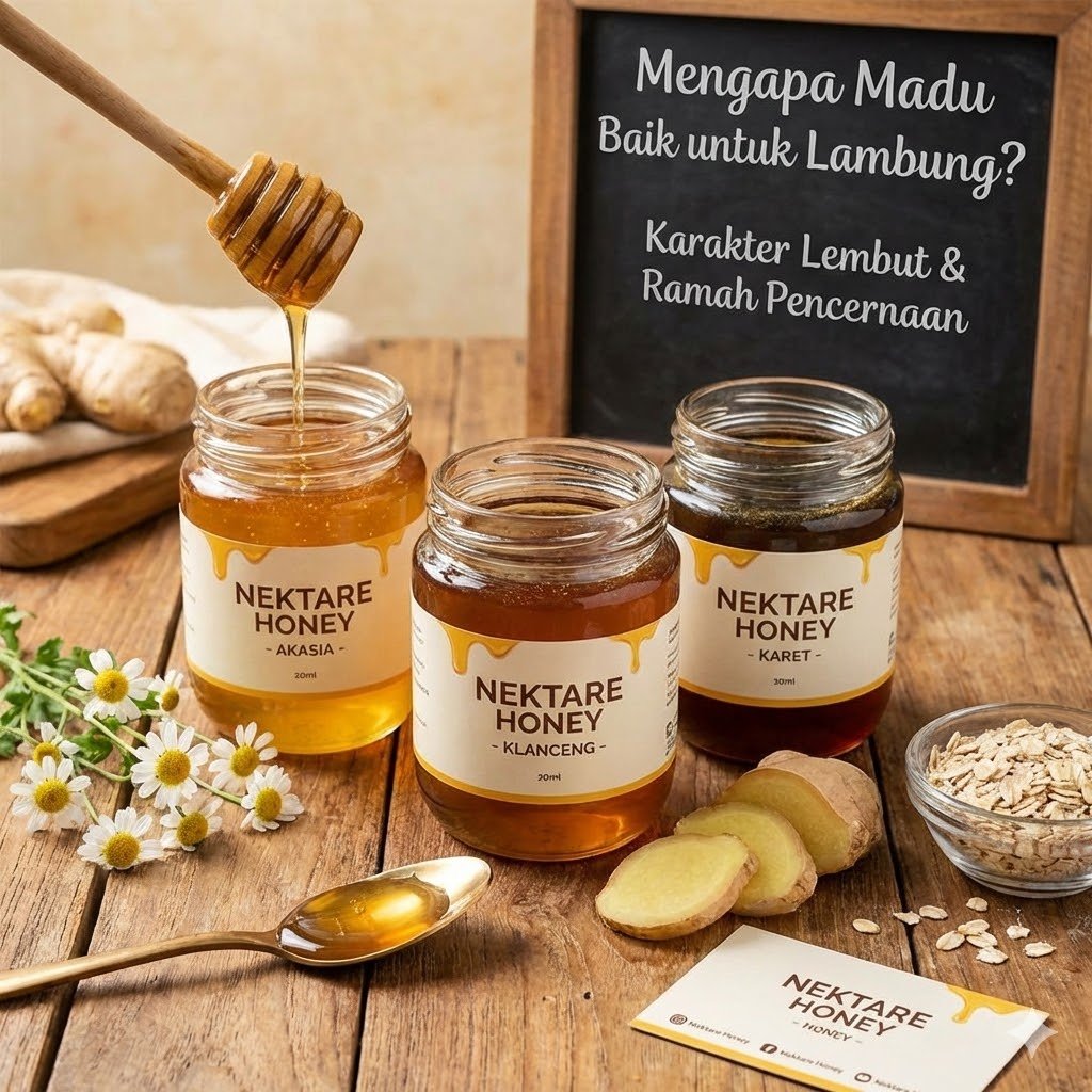 Manfaat Madu untuk Lambung - Nektare Honey