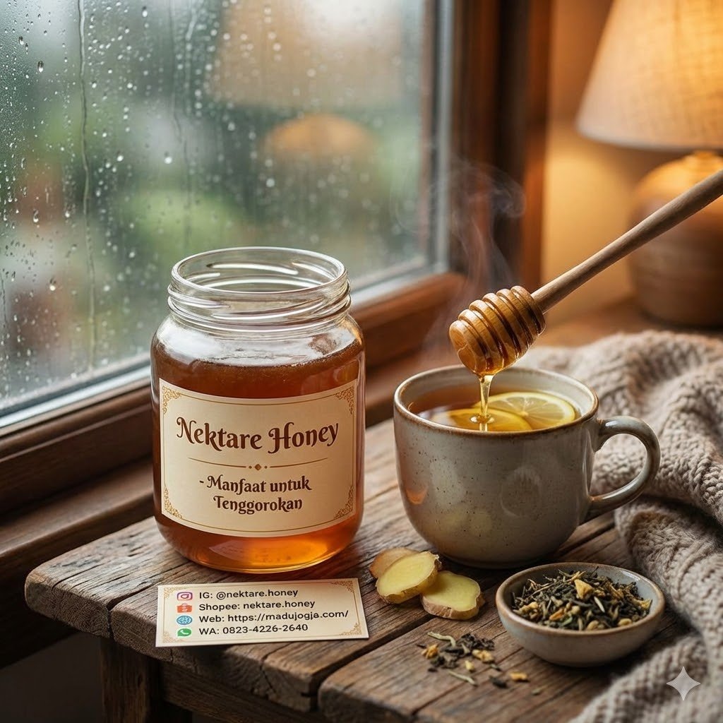 Mengoptimalkan Manfaat Madu untuk Kesehatan Tenggorokan