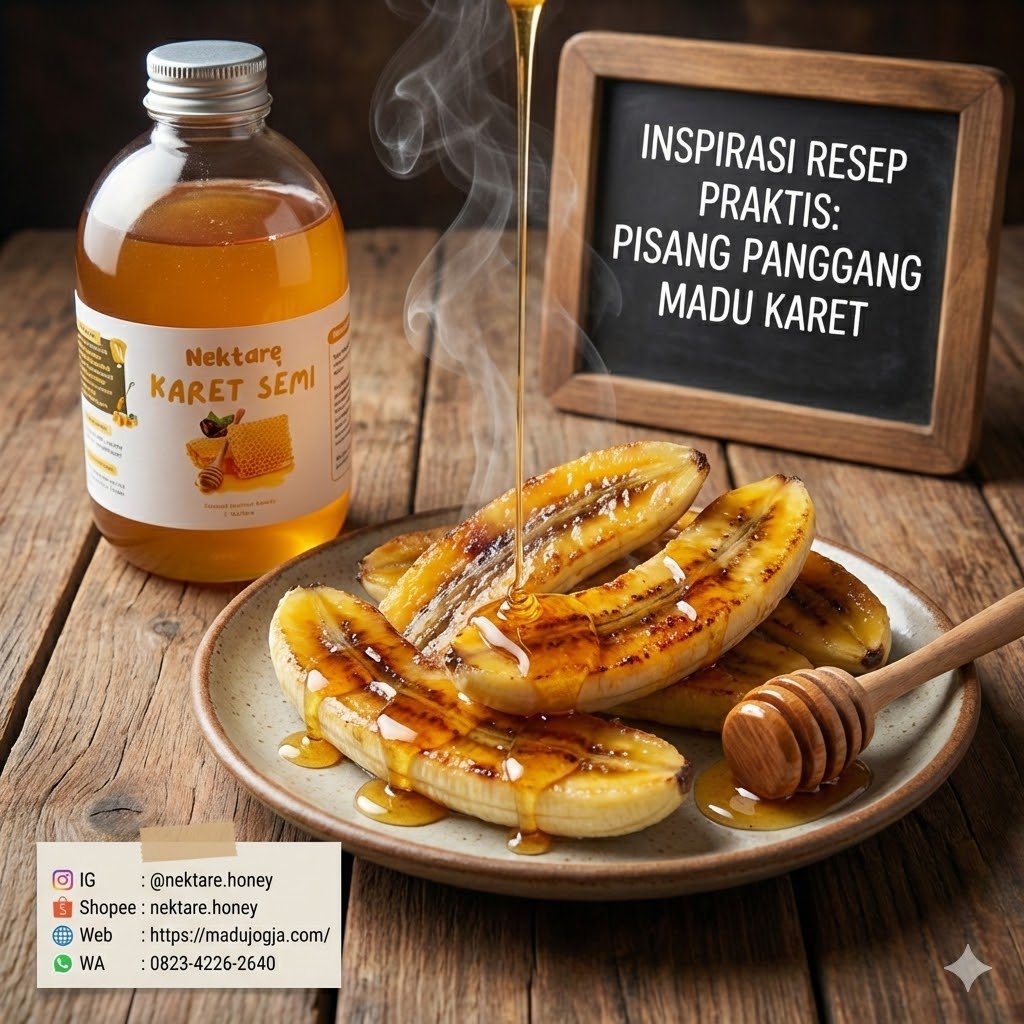 Resep Makanan dengan Madu - Pisang Bakar Madu