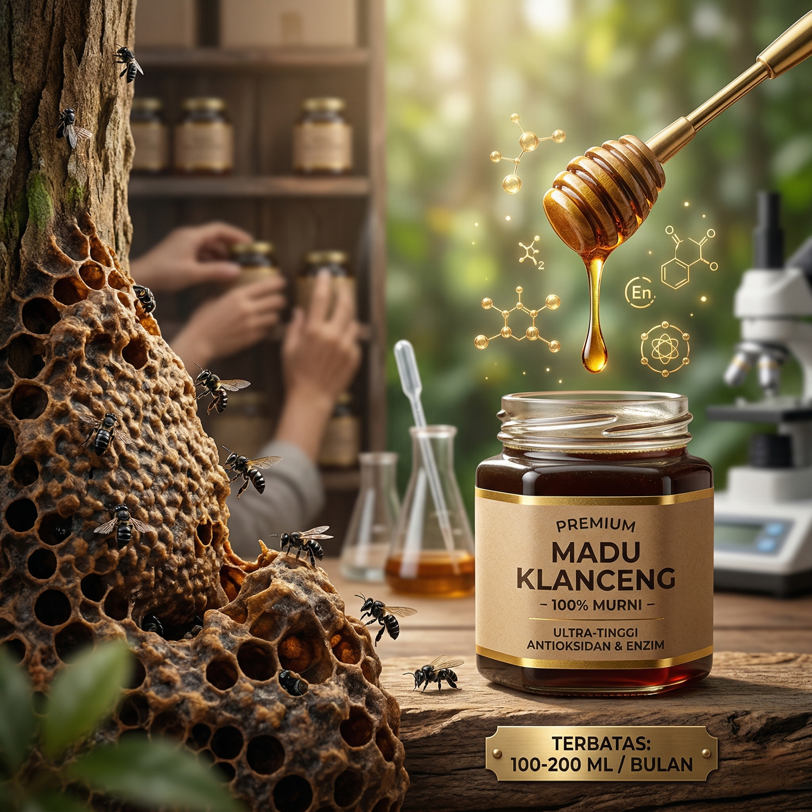 Harga Madu Klanceng Asli