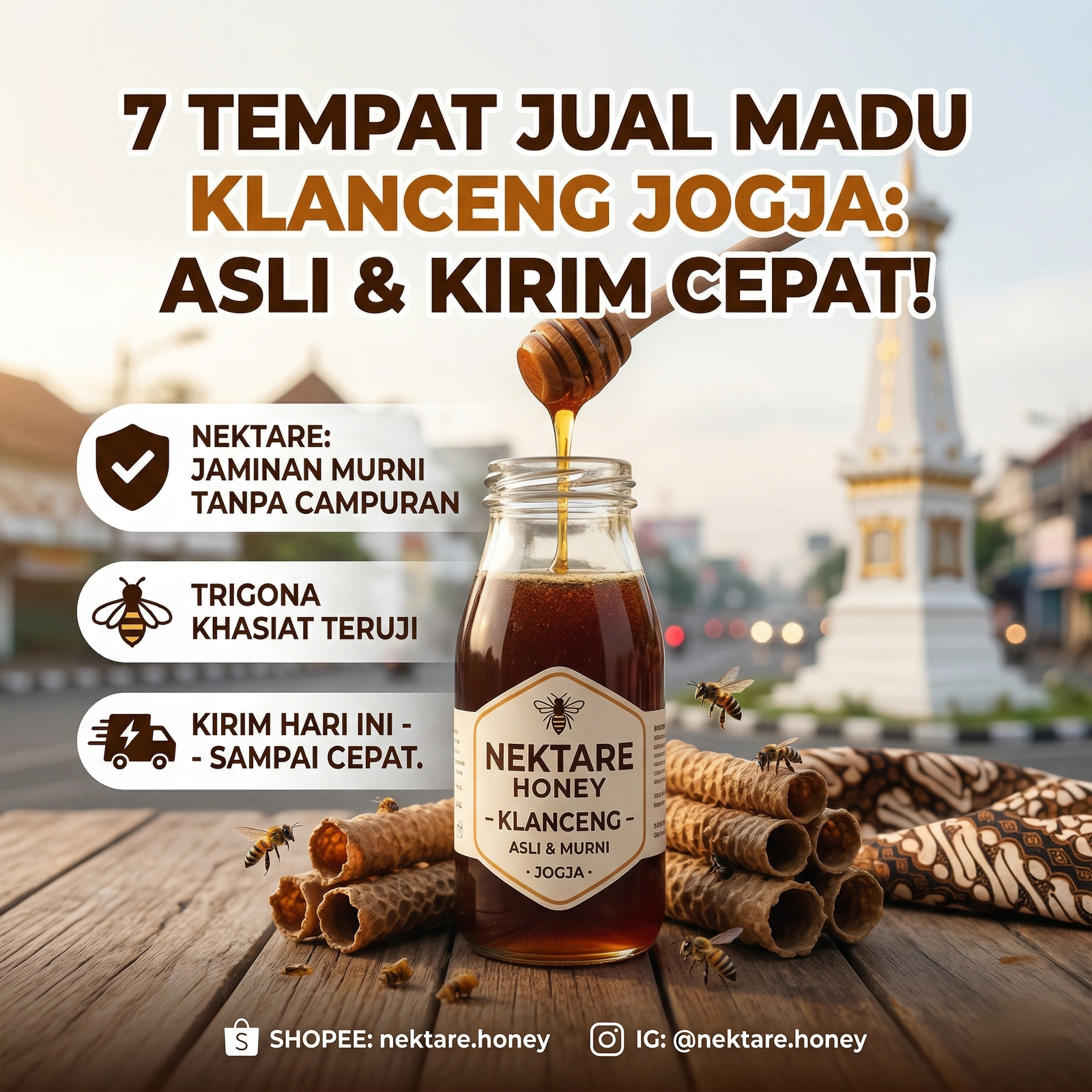 Tempat-Jual-Madu-Klanceng-Asli-Terdekat-di-Jogja-NEKTARE