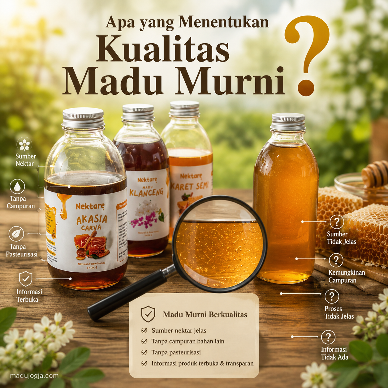 Madu Murni Berkualitas untuk Konsumsi Harian