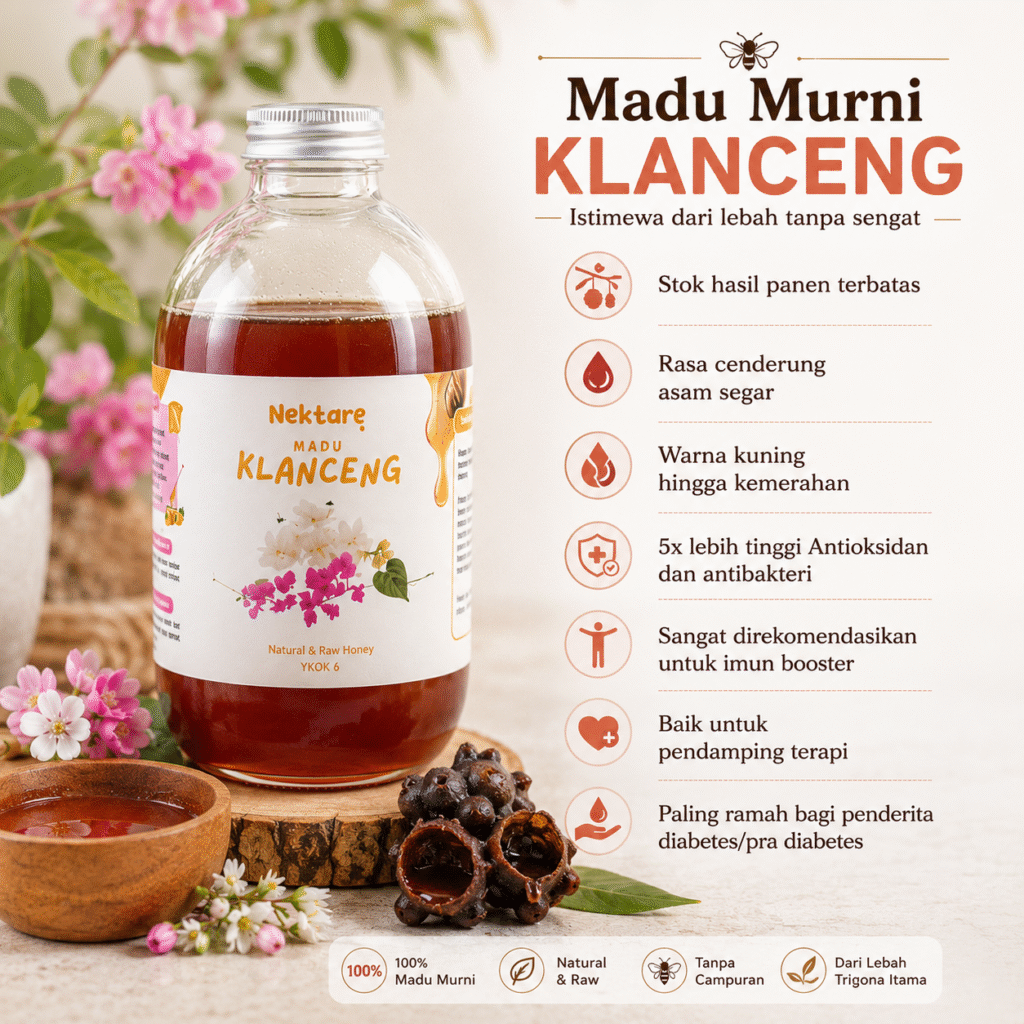 Madu Klanceng Asli Murni