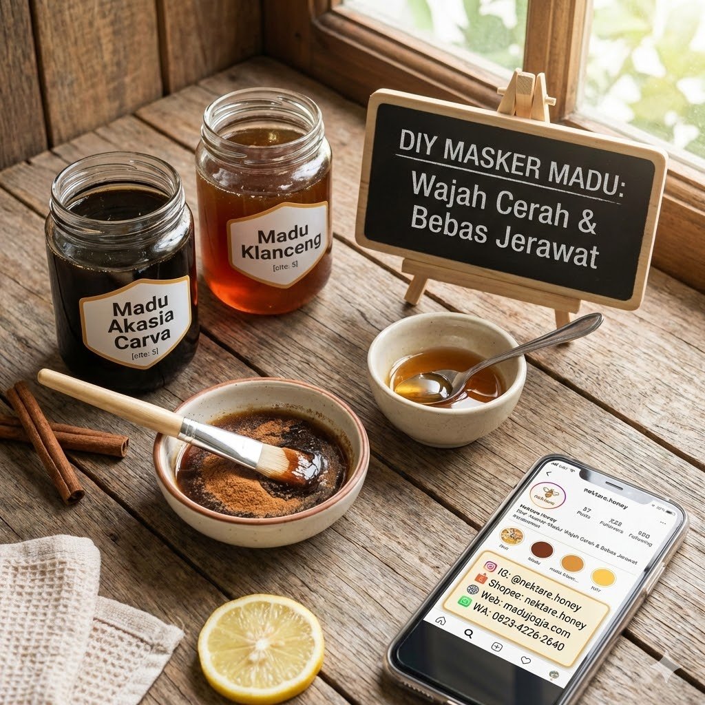 Cara Membuat Masker Madu untuk Wajah Cerah dan Bebas Jerawat