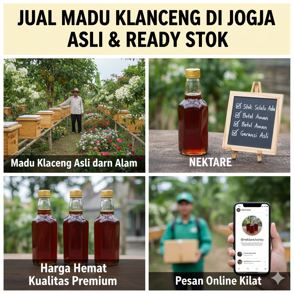 Jual Madu Klanceng di Jogja Asli & Ready Stok