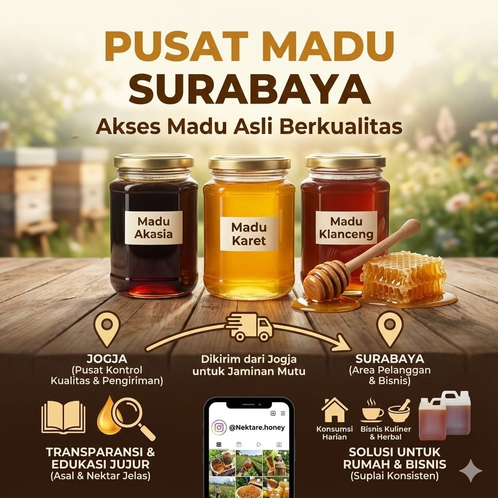Pusat Madu Surabaya Akses Madu Asli Berkualitas