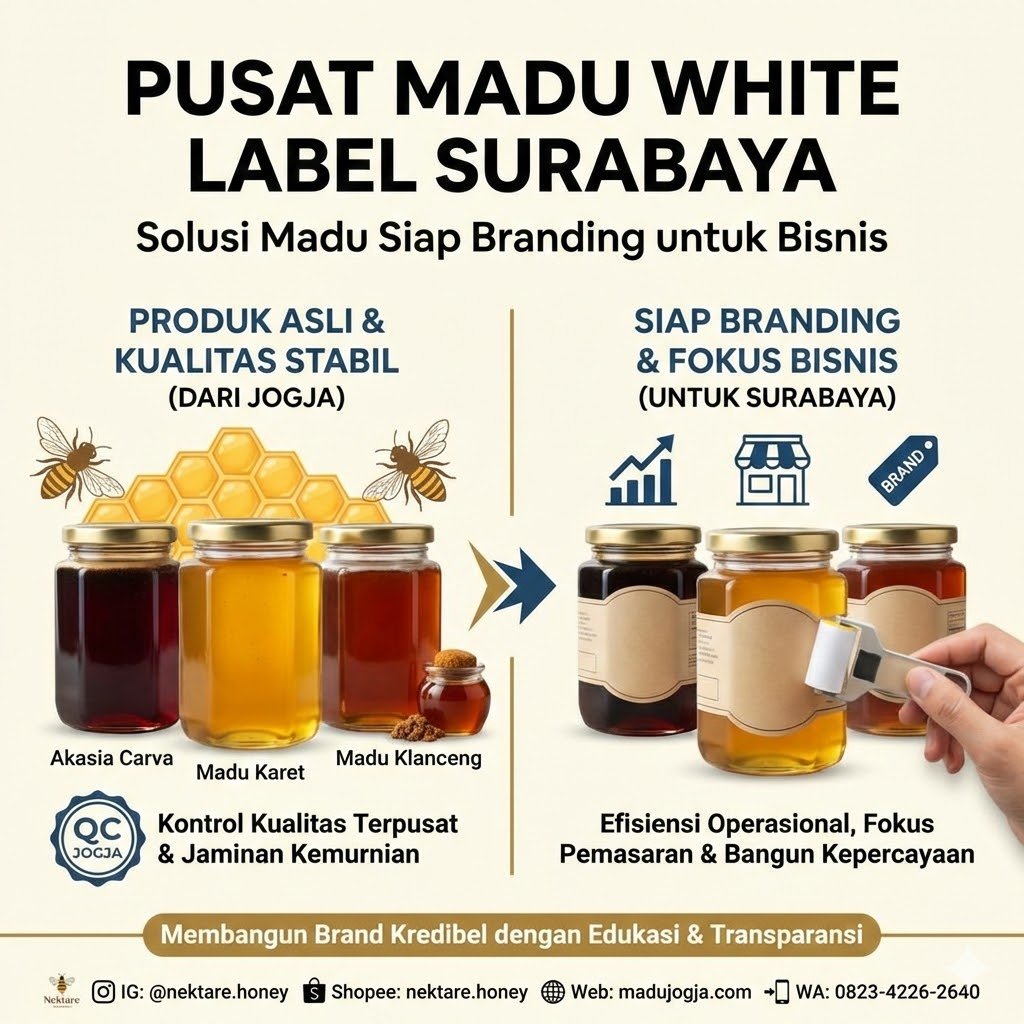 Pusat Madu White Label Surabaya