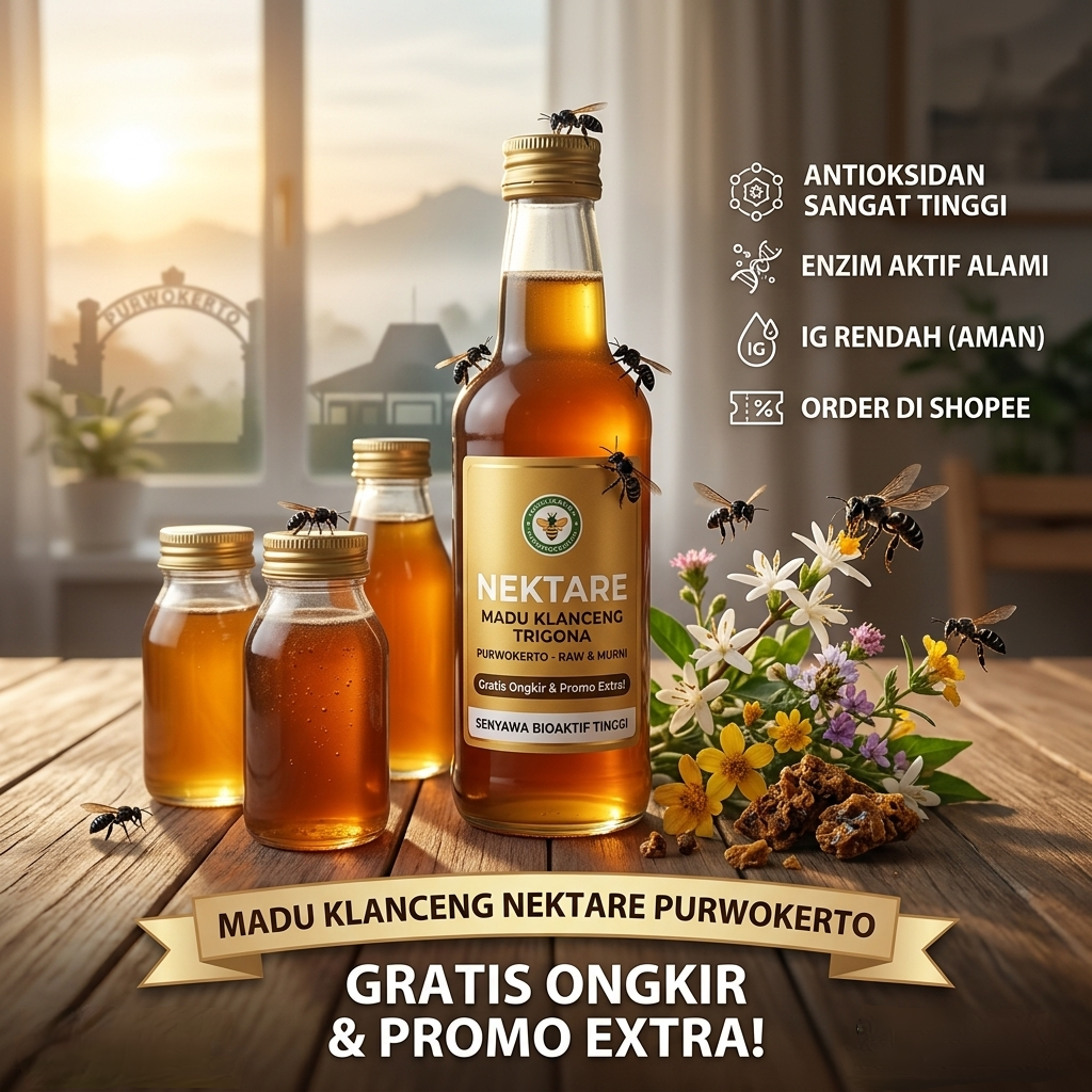 madu klanceng asli dari lebah trigona untuk daya tahan tubuh
