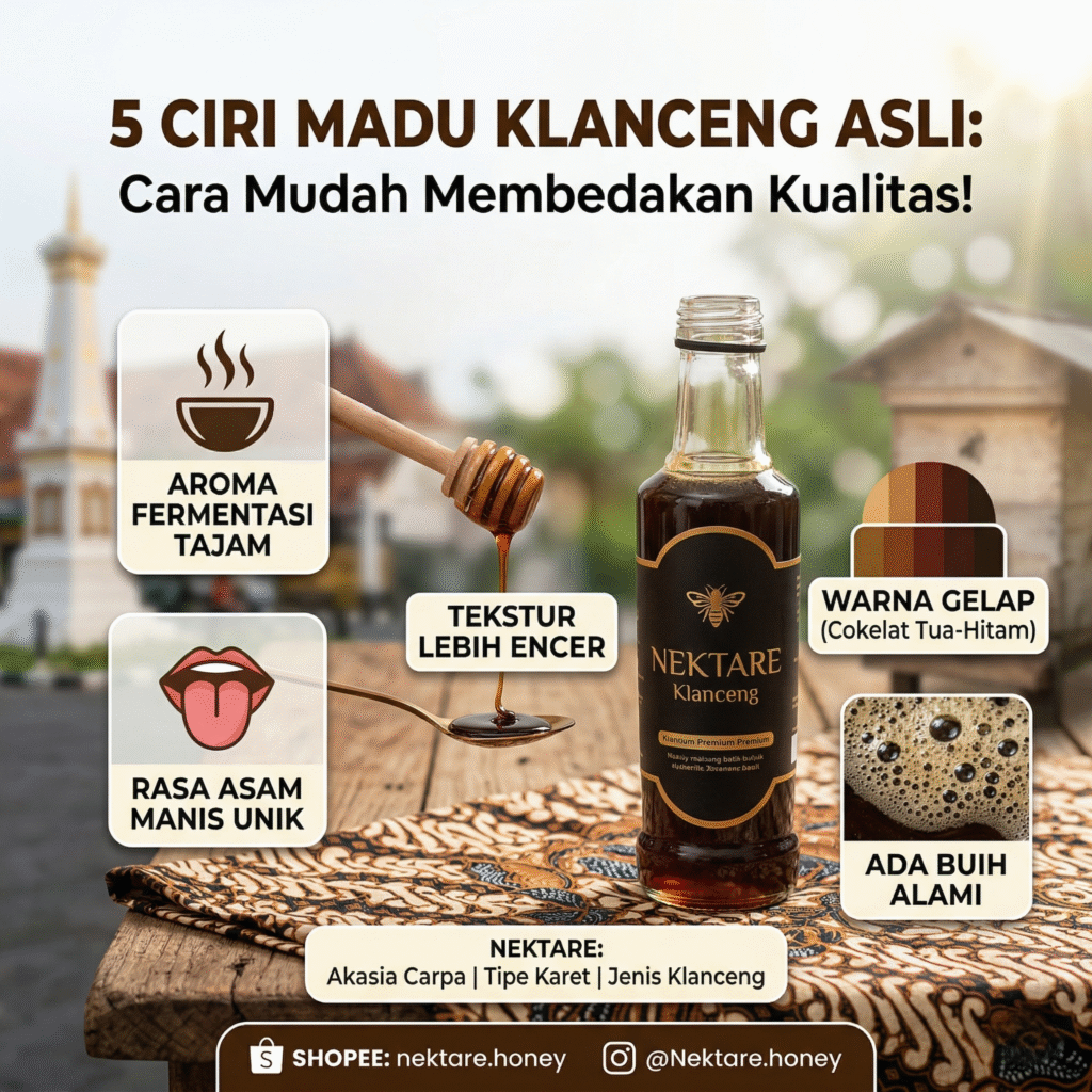 Ciri-Madu-Klanceng-Asli-NEKTARE-Jogja