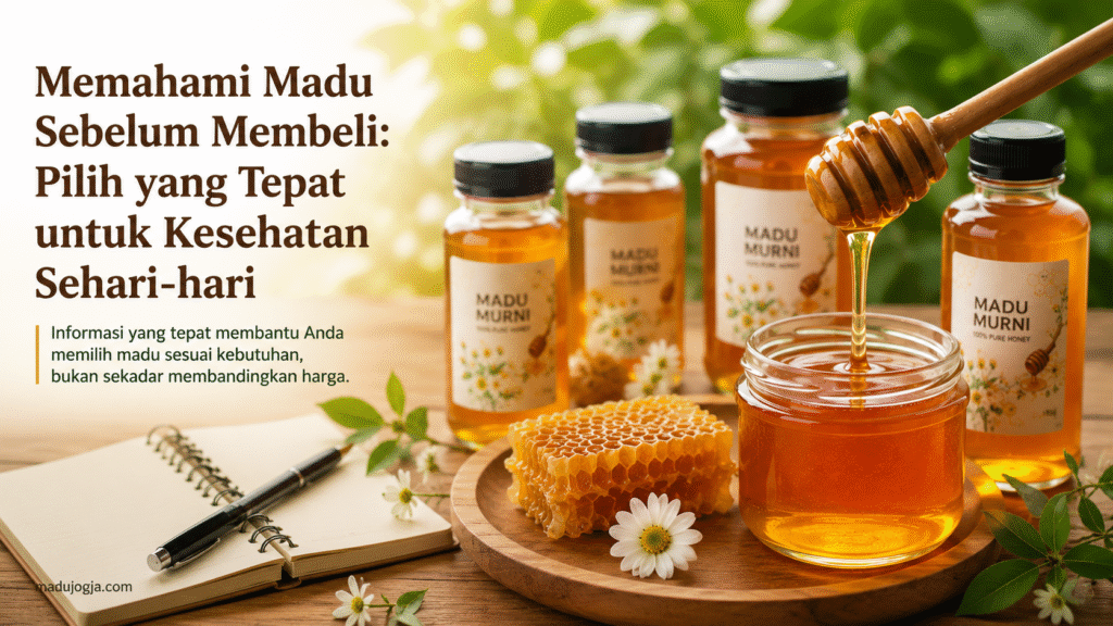 Beli madu murni dengan pilihan Madu Klanceng, Madu Karet, dan Madu Akasia Carva untuk konsumsi maupun kebutuhan usaha.